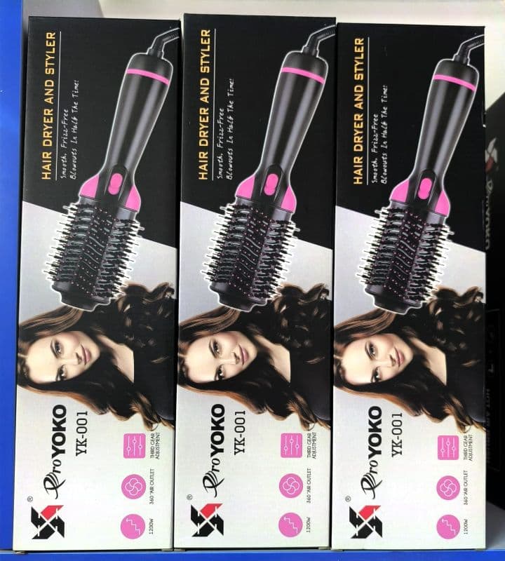 Hair dryer and styler — available at Niks Digital Connections