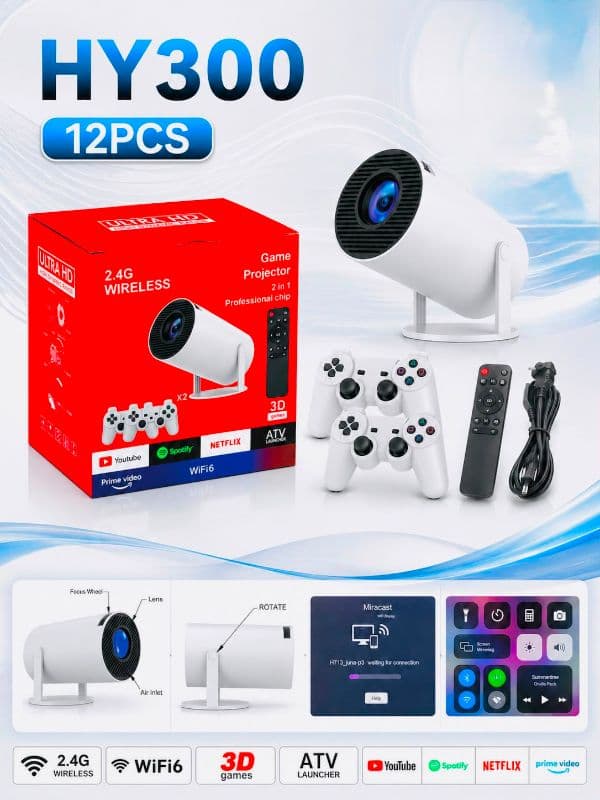 Smart game projector — available at Niks Digital Connections